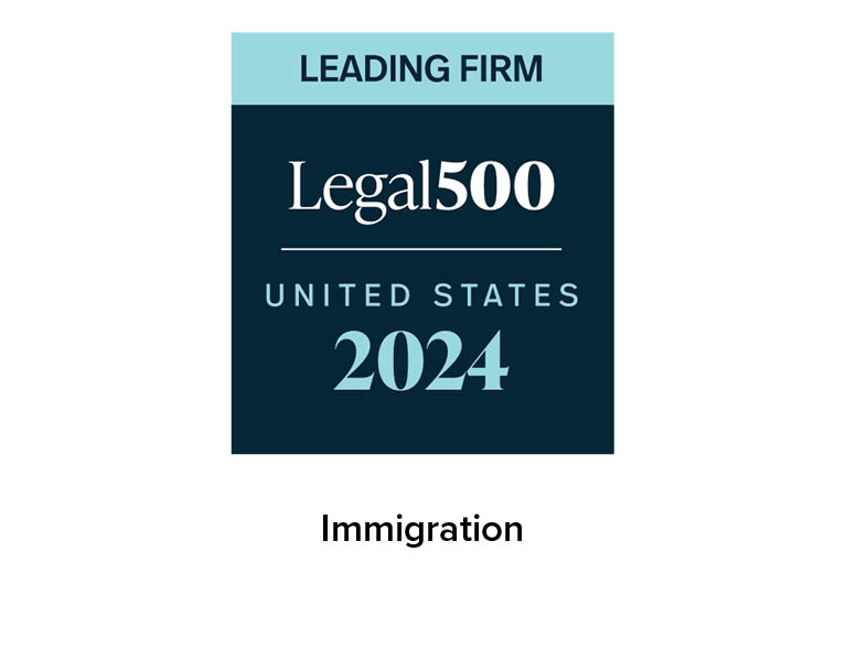 The Legal 500 United States Leading Firm 2025 - Immigration