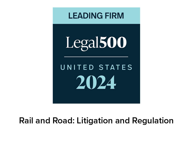 2024 Legal 500 - Rail and road- litigation and regulation